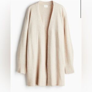 H&M Beige Long Cardigan